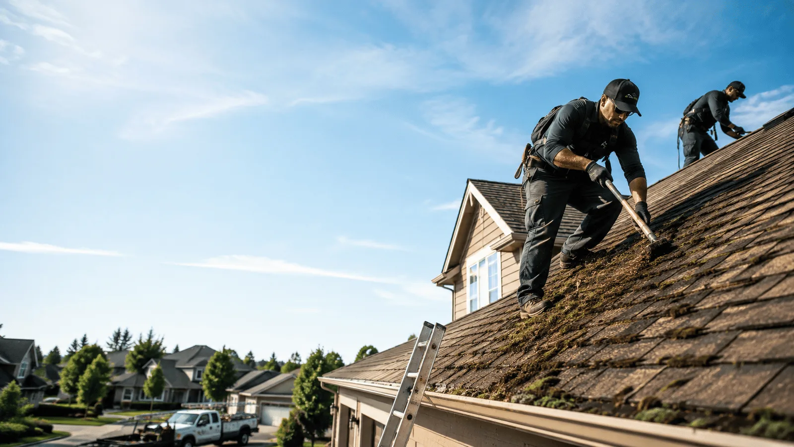 Roof Moss Removal in Evening Shade, AR near me